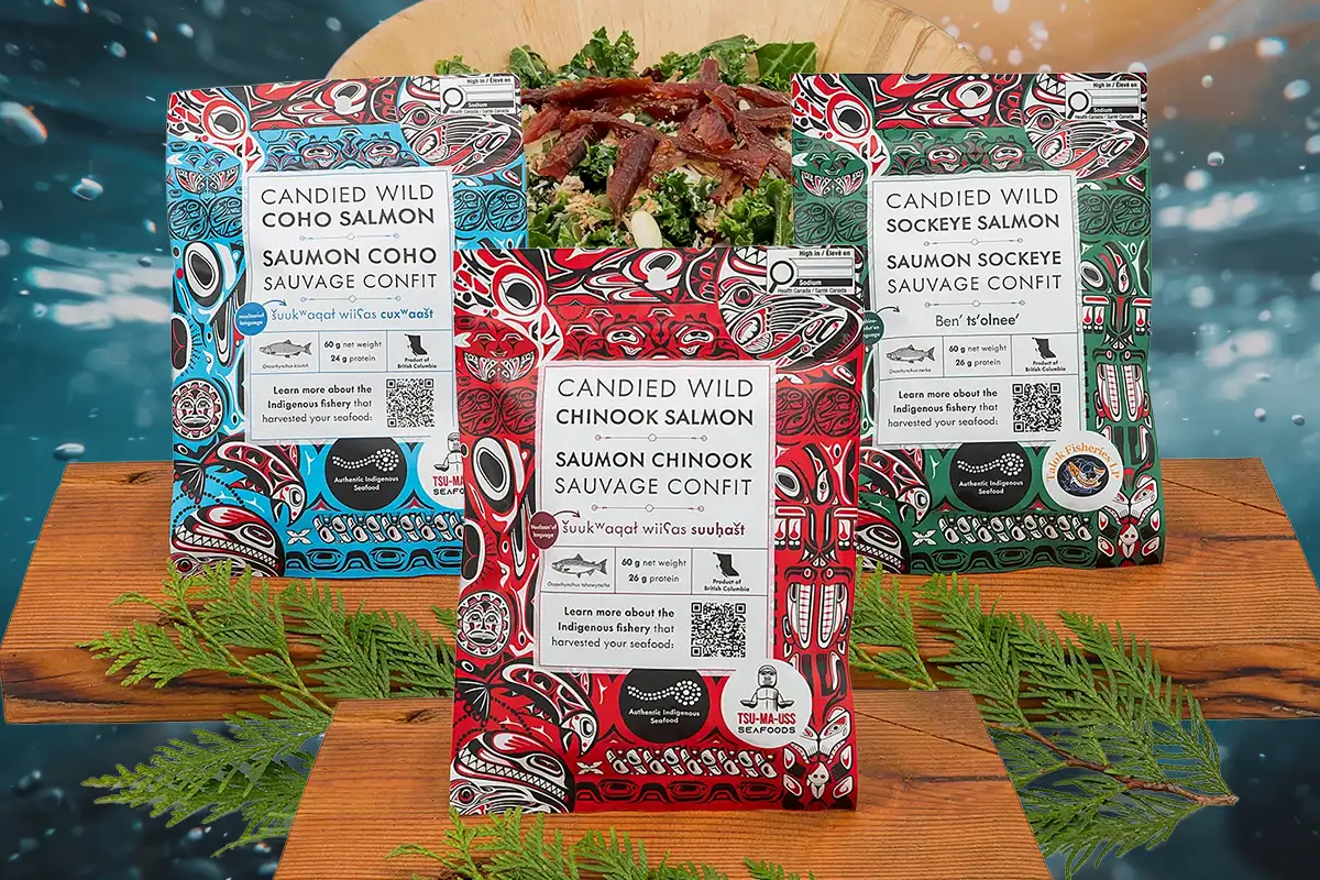 Authentic Indigenous Seafood Candied Salmon