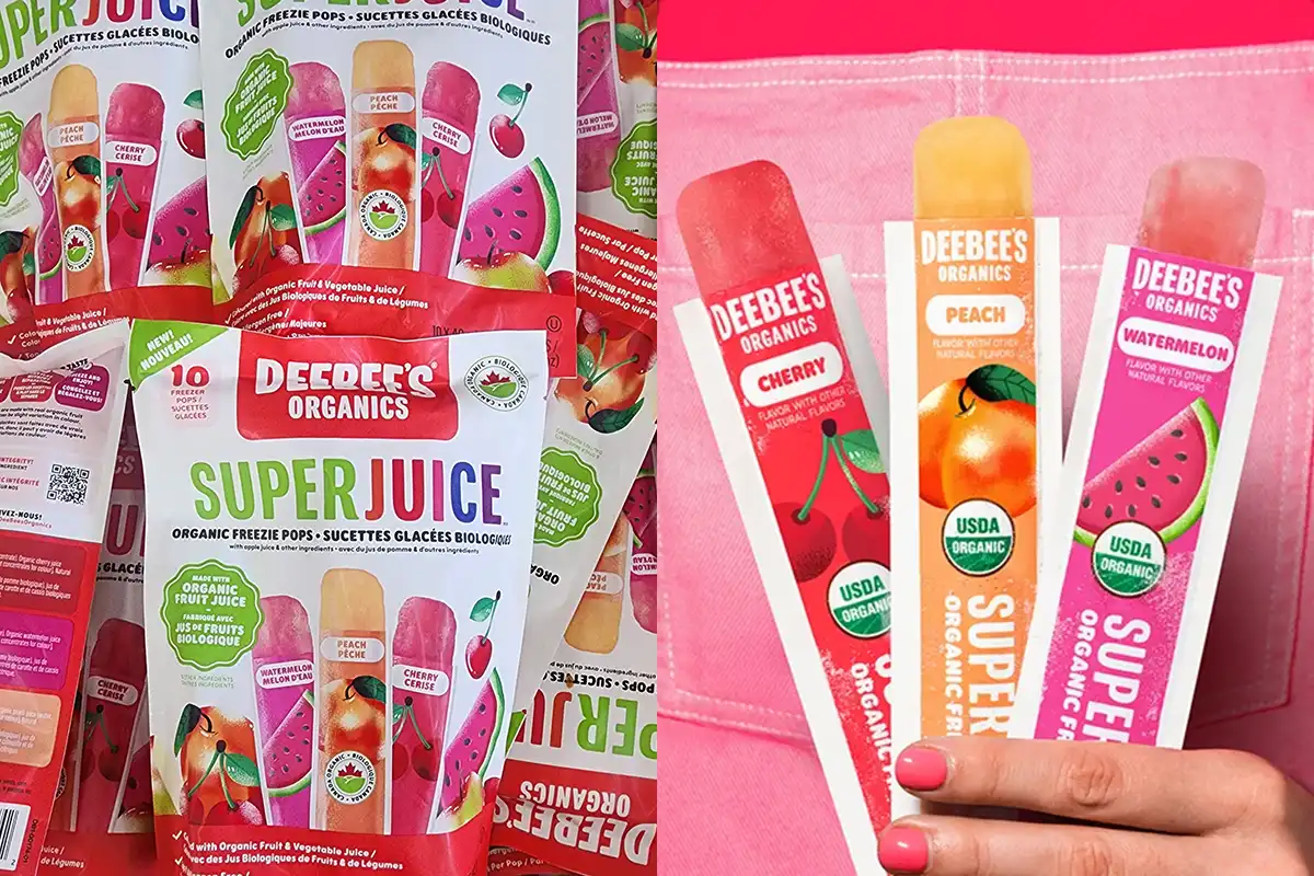DeeBee’s Organic Super Juice Freezie Pops
