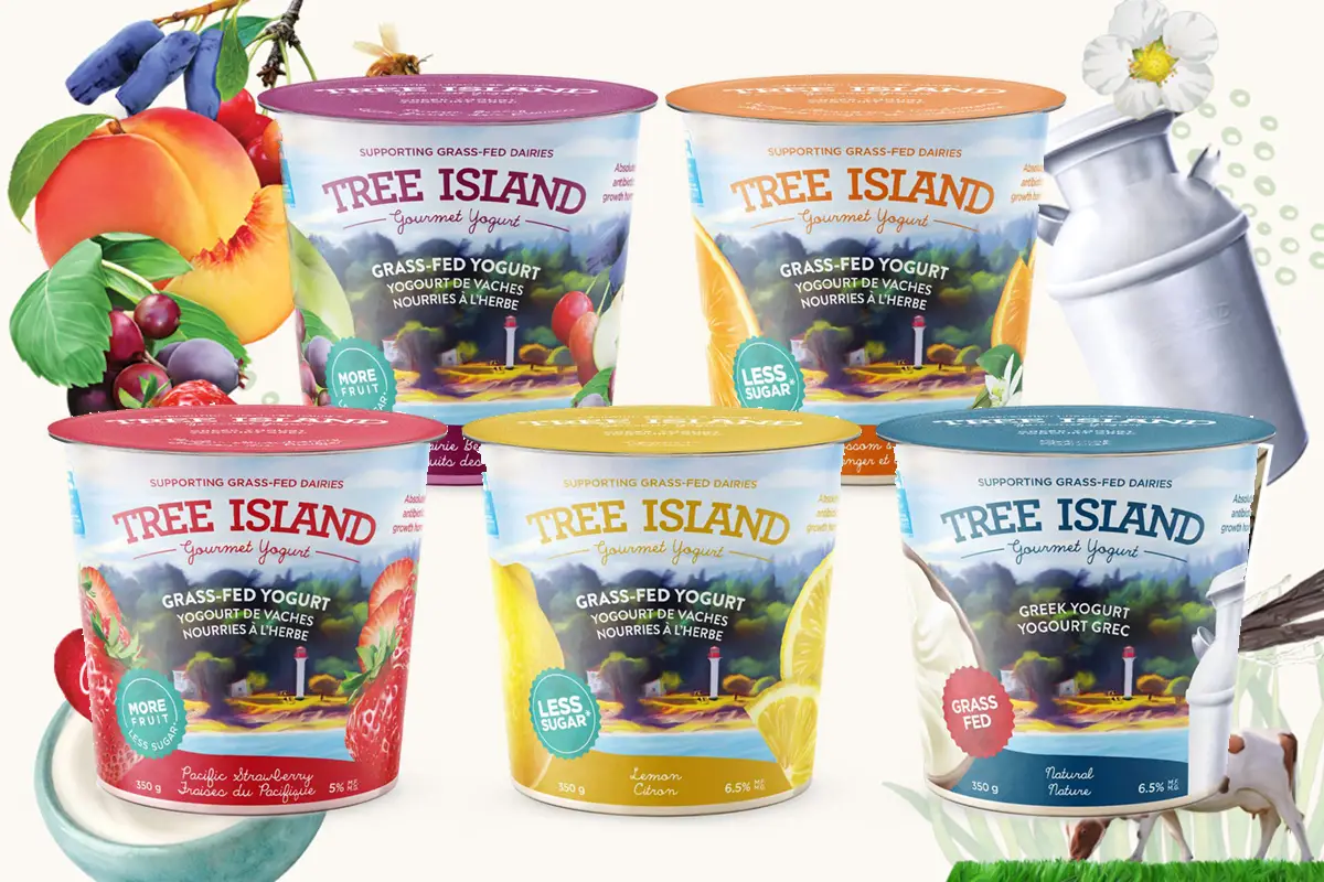 Tree Island Yogurts at Village Food Markets Sooke