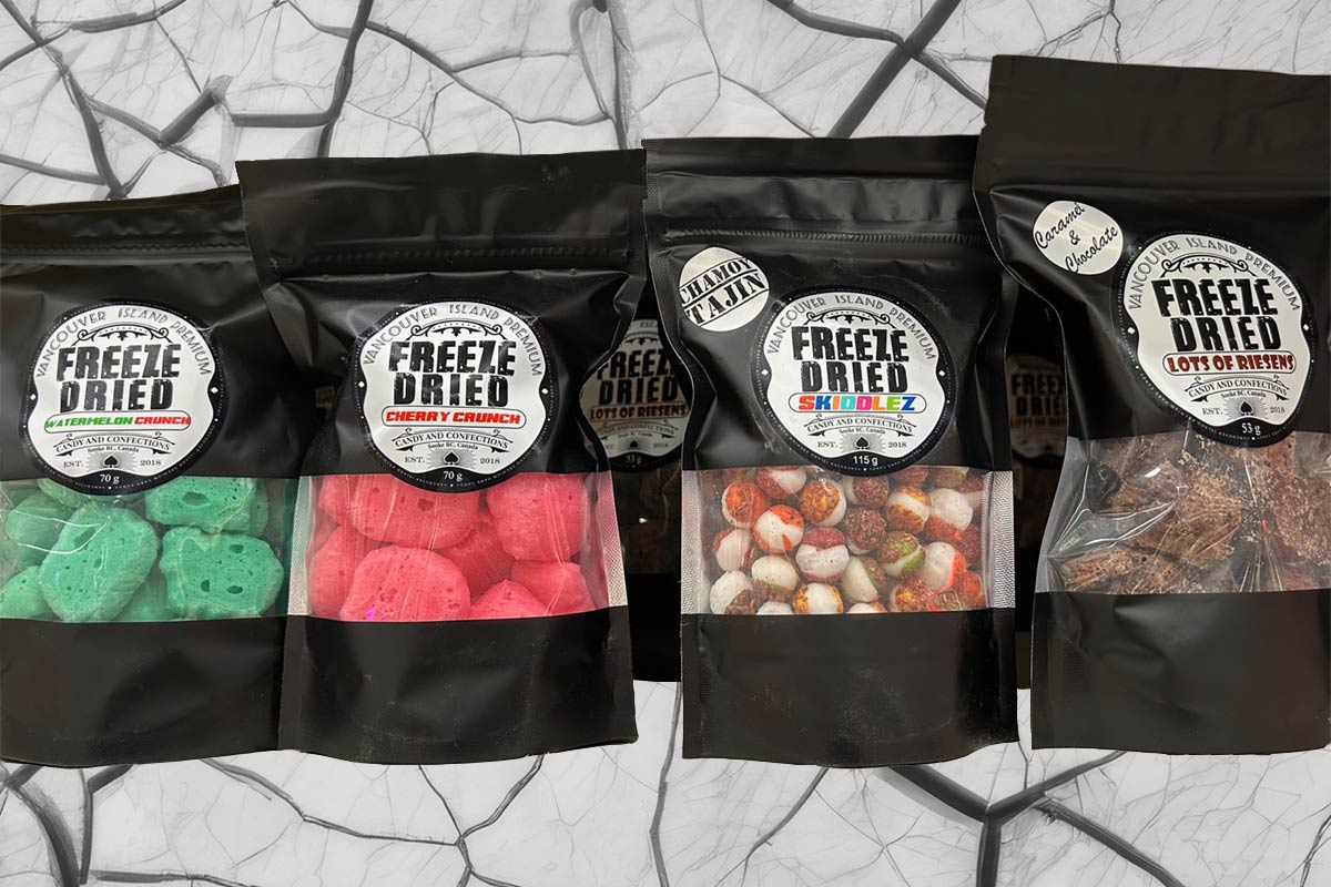 Vancouver Island Premium Freeze Dried Candy